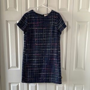 LOFT | Preppy Navy Tweed Dress